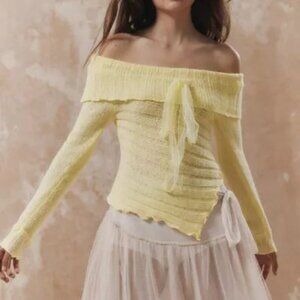 Uo Kimchi Blue Fiona Off-The-Shoulder Sweater